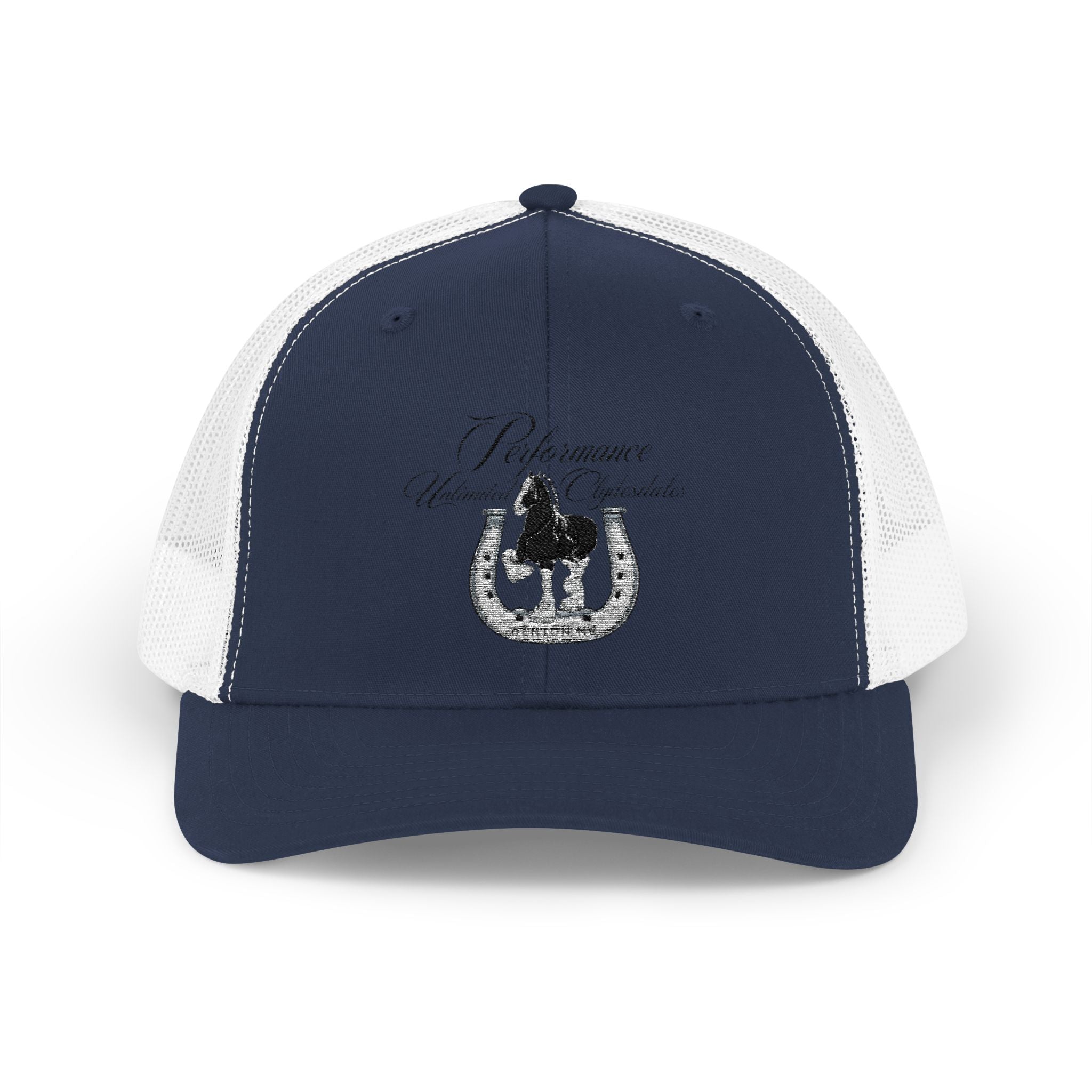 Performance Unlimited Clydesdales- Snapback Trucker Cap Embroidered Design