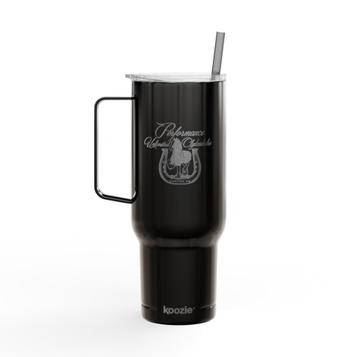40oz Engraved Insulated Tumbler with Handle & Lid — Performance Unlimited Clydesdales