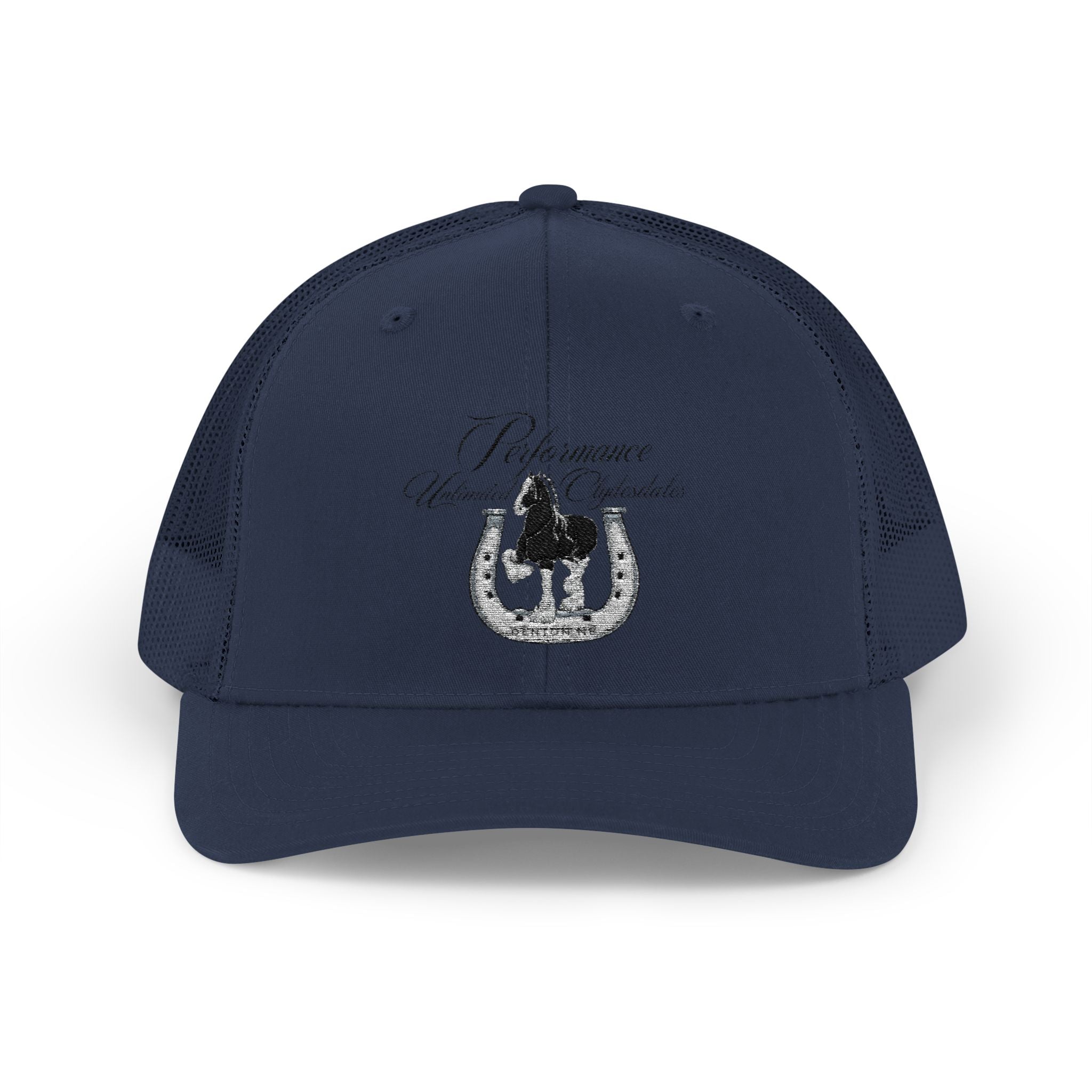 Performance Unlimited Clydesdales- Snapback Trucker Cap Embroidered Design