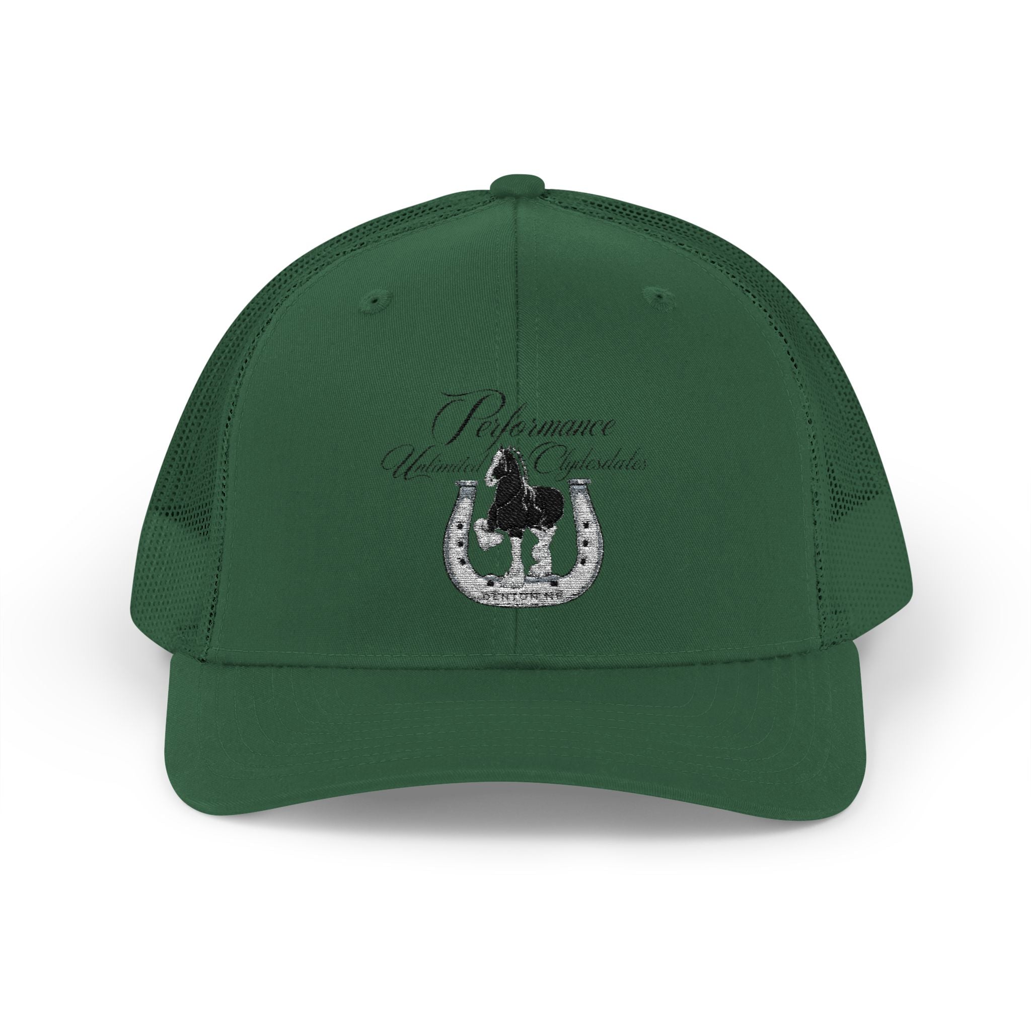 Performance Unlimited Clydesdales- Snapback Trucker Cap Embroidered Design