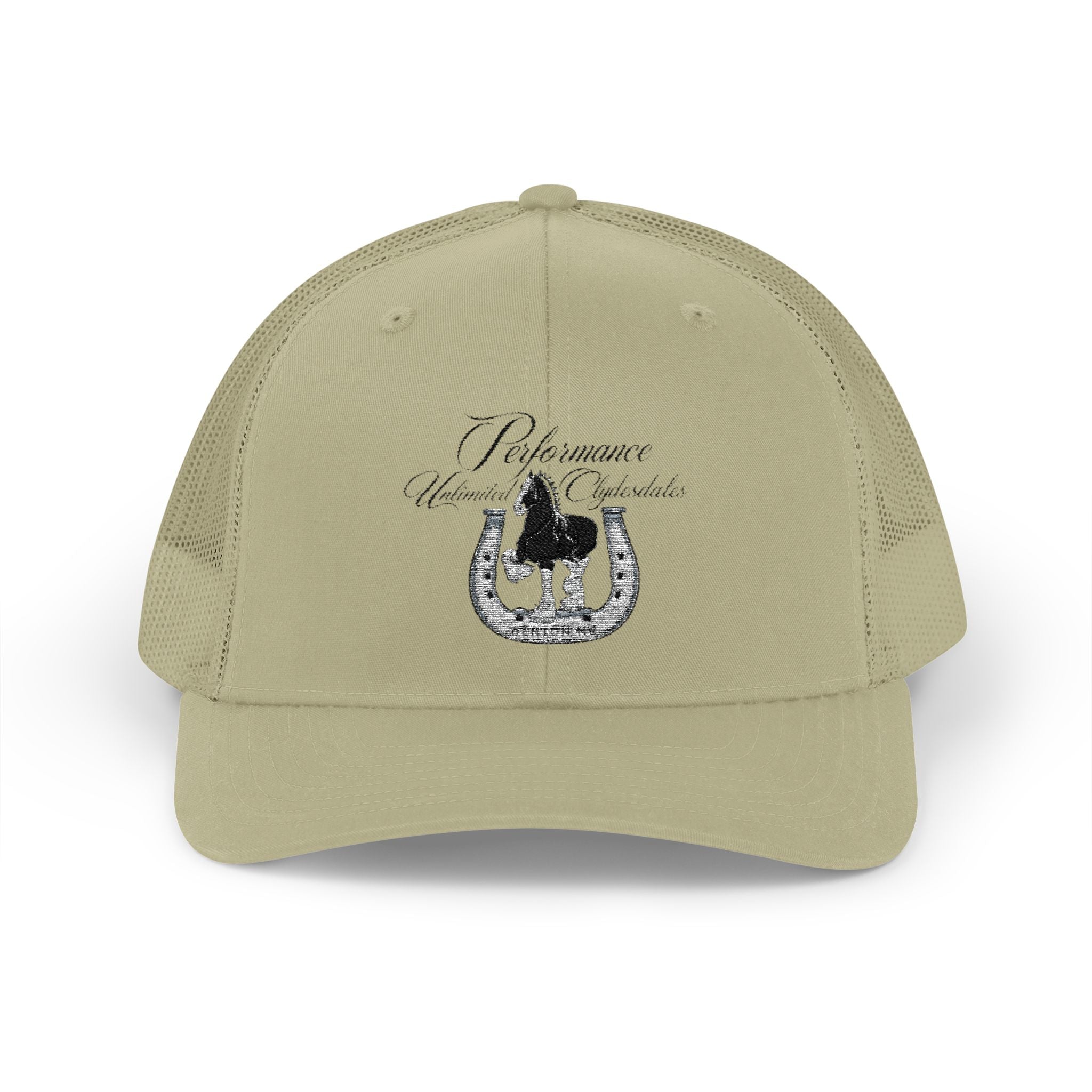Performance Unlimited Clydesdales- Snapback Trucker Cap Embroidered Design