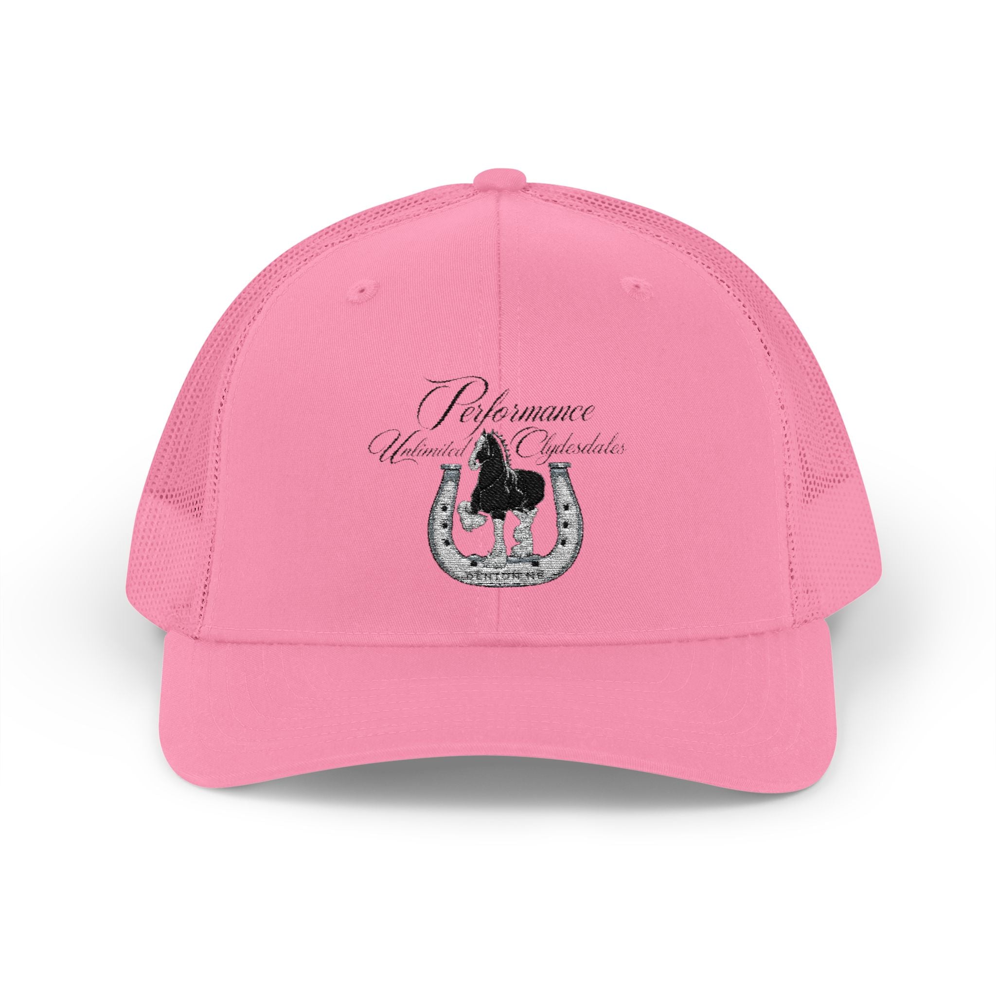 Performance Unlimited Clydesdales- Snapback Trucker Cap Embroidered Design