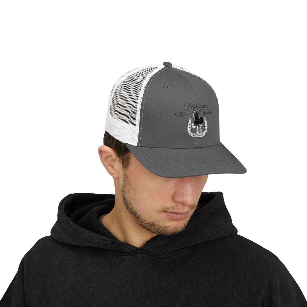 Performance Unlimited Clydesdales- Snapback Trucker Cap Embroidered Design