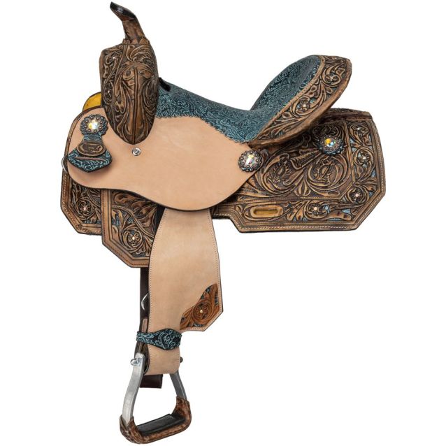 Used Silver Royal Youth/Small Adult Skylar Barrel Saddle 12in